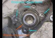 Заміна передньої ступиці