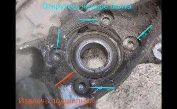 Заміна передньої ступиці