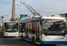 У москві згорів електробус (відео)