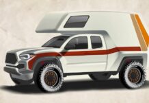 Toyota tacoma trd перетворять на будинок на колесах