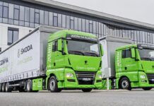 Skoda випробовує тягачі на електриці