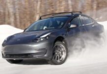 Білий Шторм, Електронний громовержець: Tesla Model 3 підкорює Ралі на снігу
