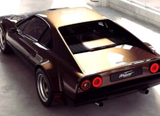 Этот Ferrari 308 – модификация, которая может изменить его внешний вид.