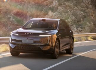 AUDI E7X выходит на рынок Китая: мощный кроссовер с запасом хода 466 миль и без эмблемы